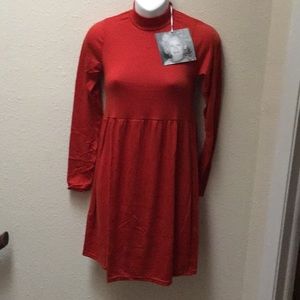 Nicole Michelle maternity turtleneck dress